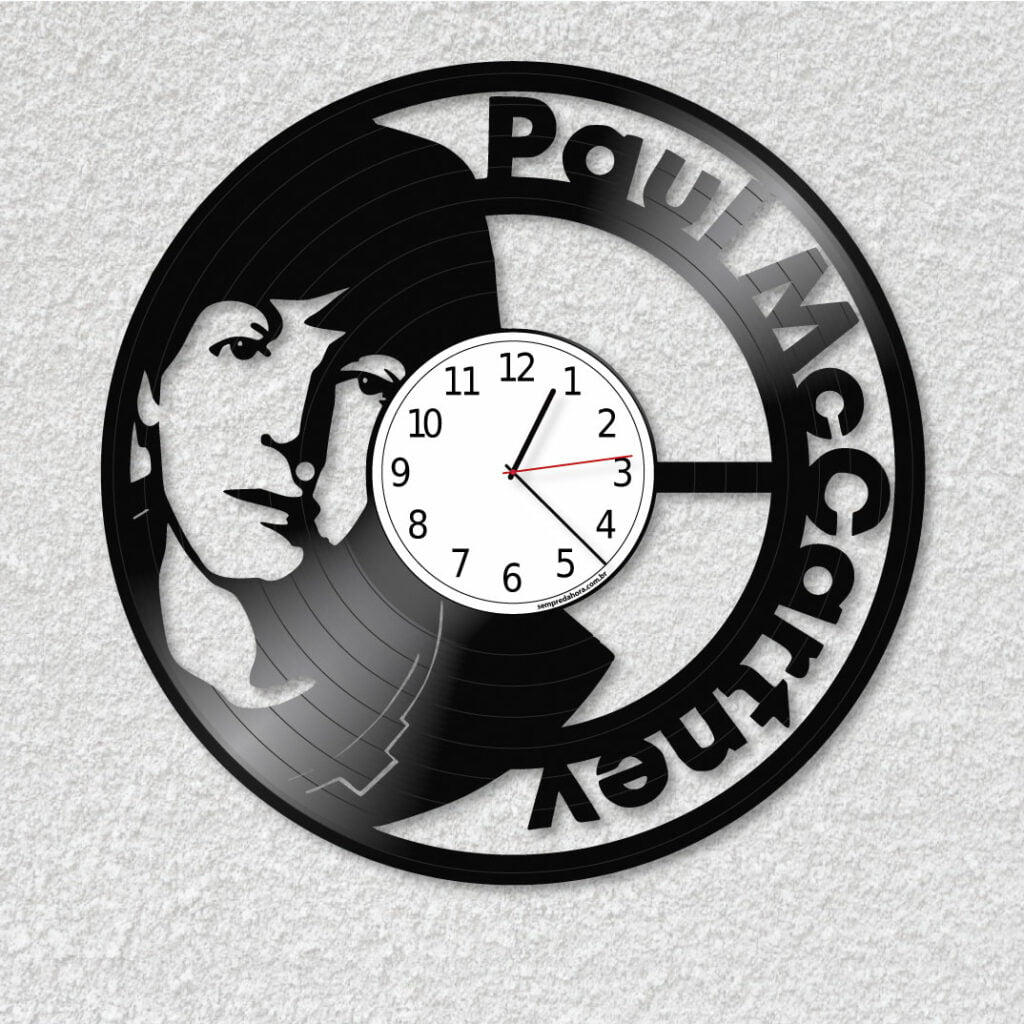 Relógio Paul McCartney de vinil